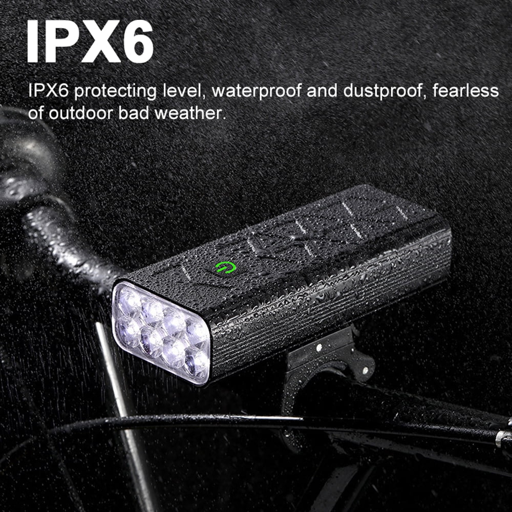 8LED Rechargeable Bike Front Headlight with 5 Modes Y4922