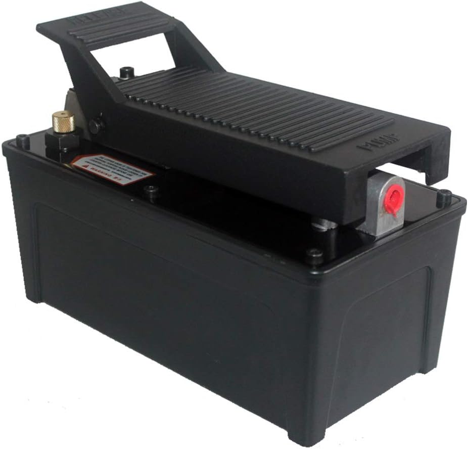 Air Hydraulic Pump 10,000 PSI 1/2 Gal Reservoir Foot Pump V373