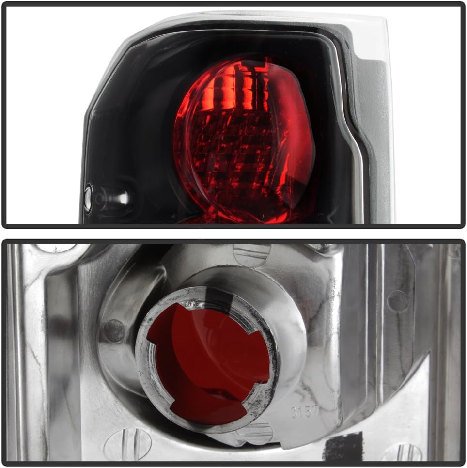 Black Rear Tail Lights Brake Lamps Pair J791684