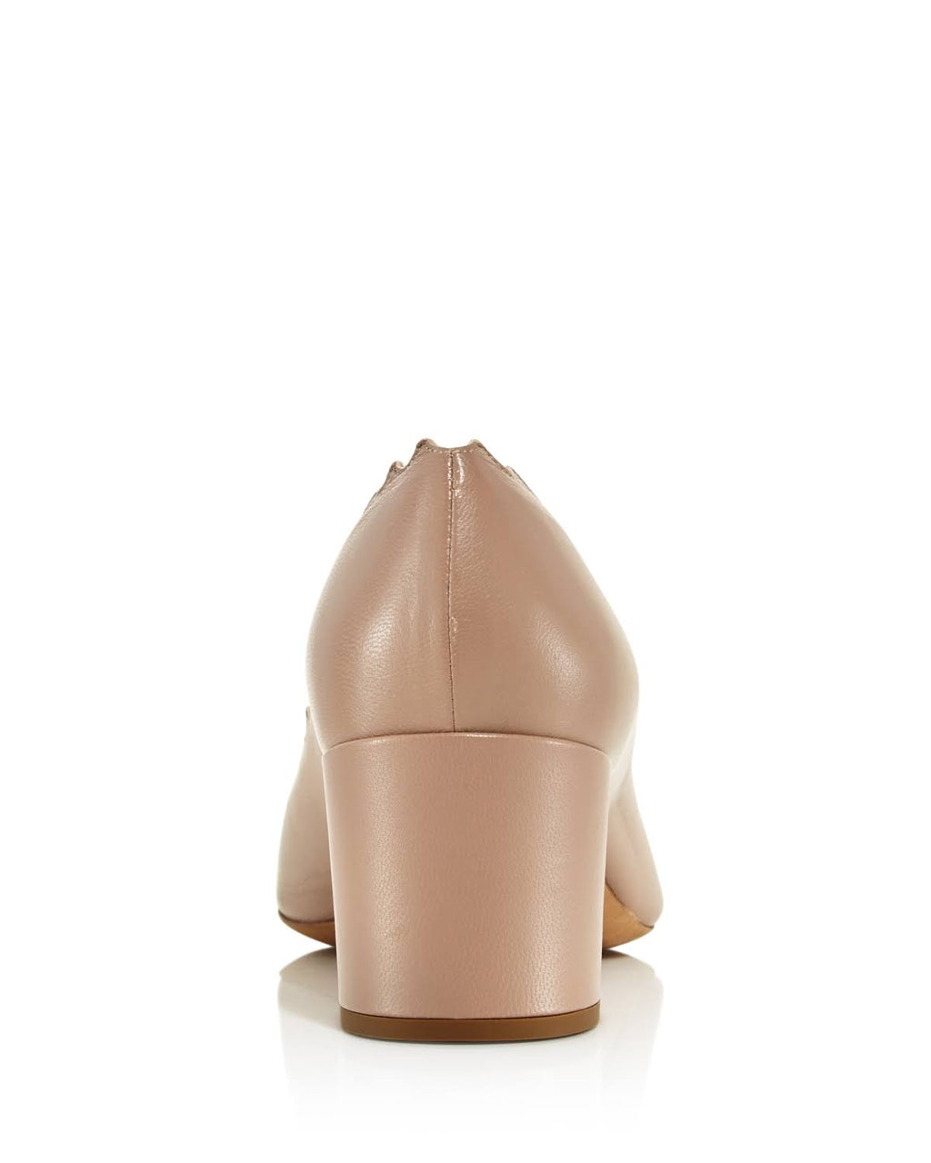 Scalloped Leather Pump 10 S13915