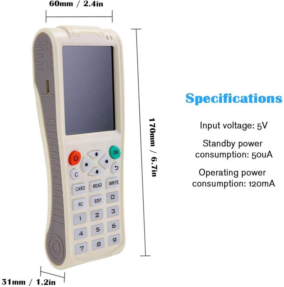 Smart Card Copier Reader Writer for IC ID HID Cards A510903