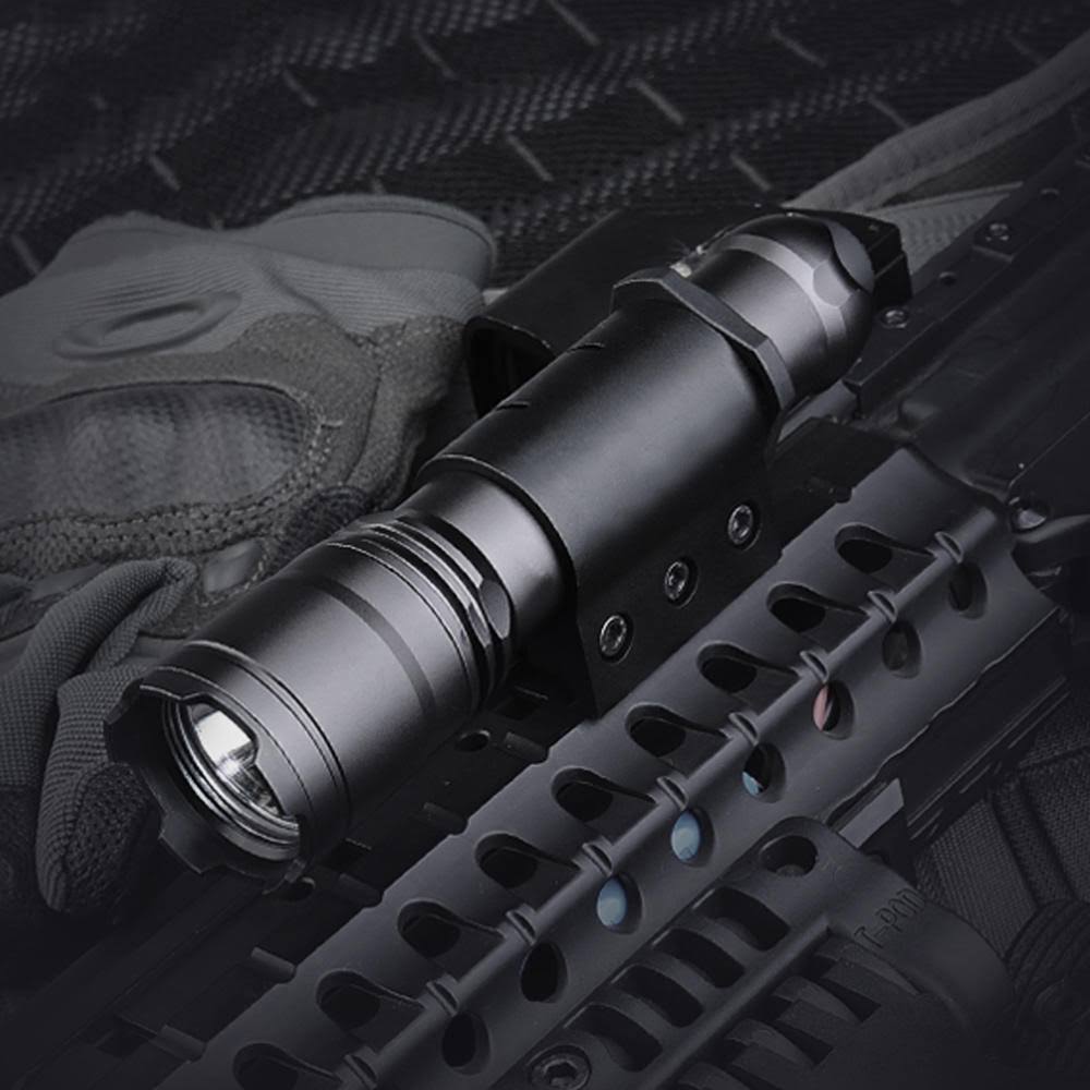 1100 Lumens Tactical Flashlight LED Work Lamp Emergency Lantern G57463