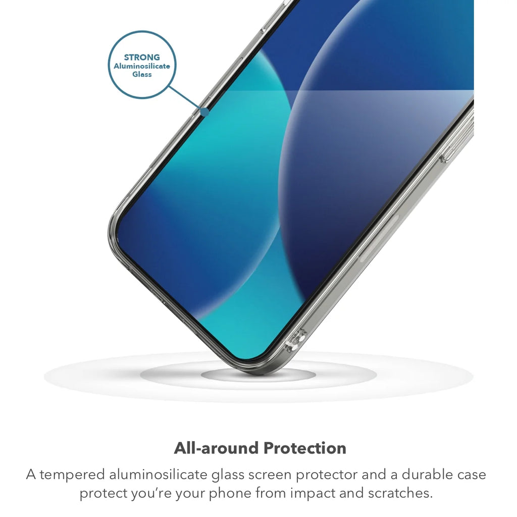 Clear Case + Screen Protector Bundle for iPhone Pro 14 K613