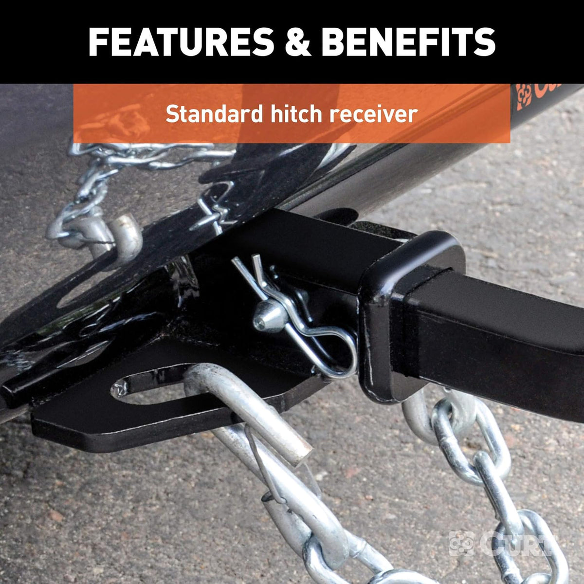 Class 2 Trailer Hitch, 1-1/4-Inch Receiver Q423