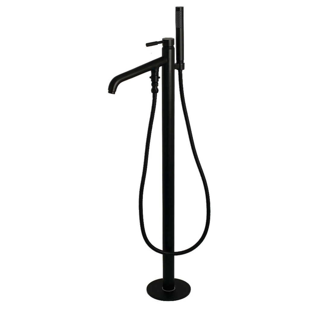 Polished Chrome Freestanding Tub Faucet with Hand Shower N6071