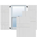 Real Wood Pine Board-n-Batten Shutters U7080