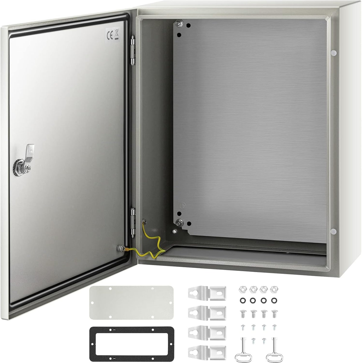 20 x 16 x 8'' NEMA 4X Steel Electrical Box with Mounting Plate G37110