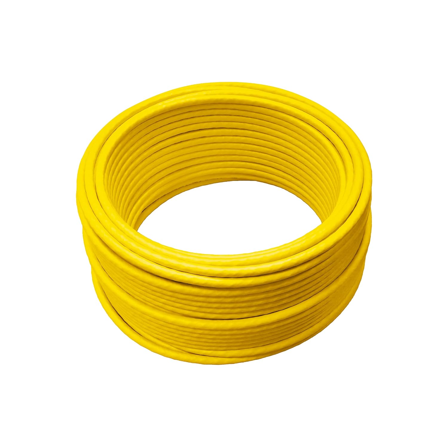 Cat 8 Ethernet Cable S/FTP 22AWG Solid Cable, Yellow, 165 ft (50M) H185