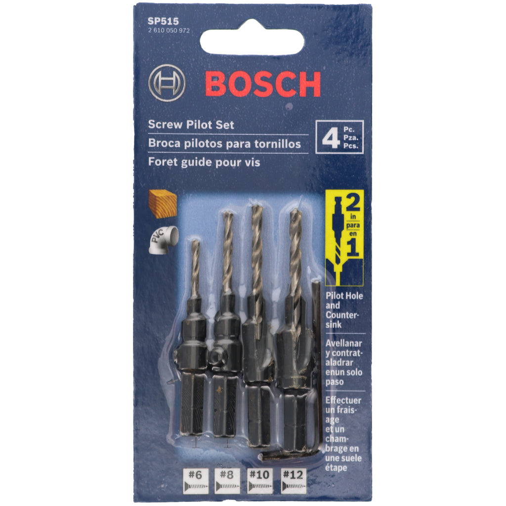 5-Piece HEX Shank Countersink Screw Pilot Set B535