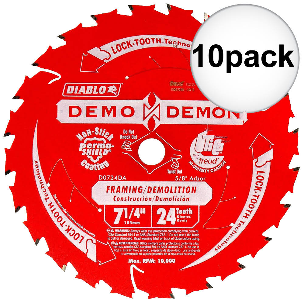 12x22 6 TPI Carbide Recip Saw Blades 2-Pack D4705