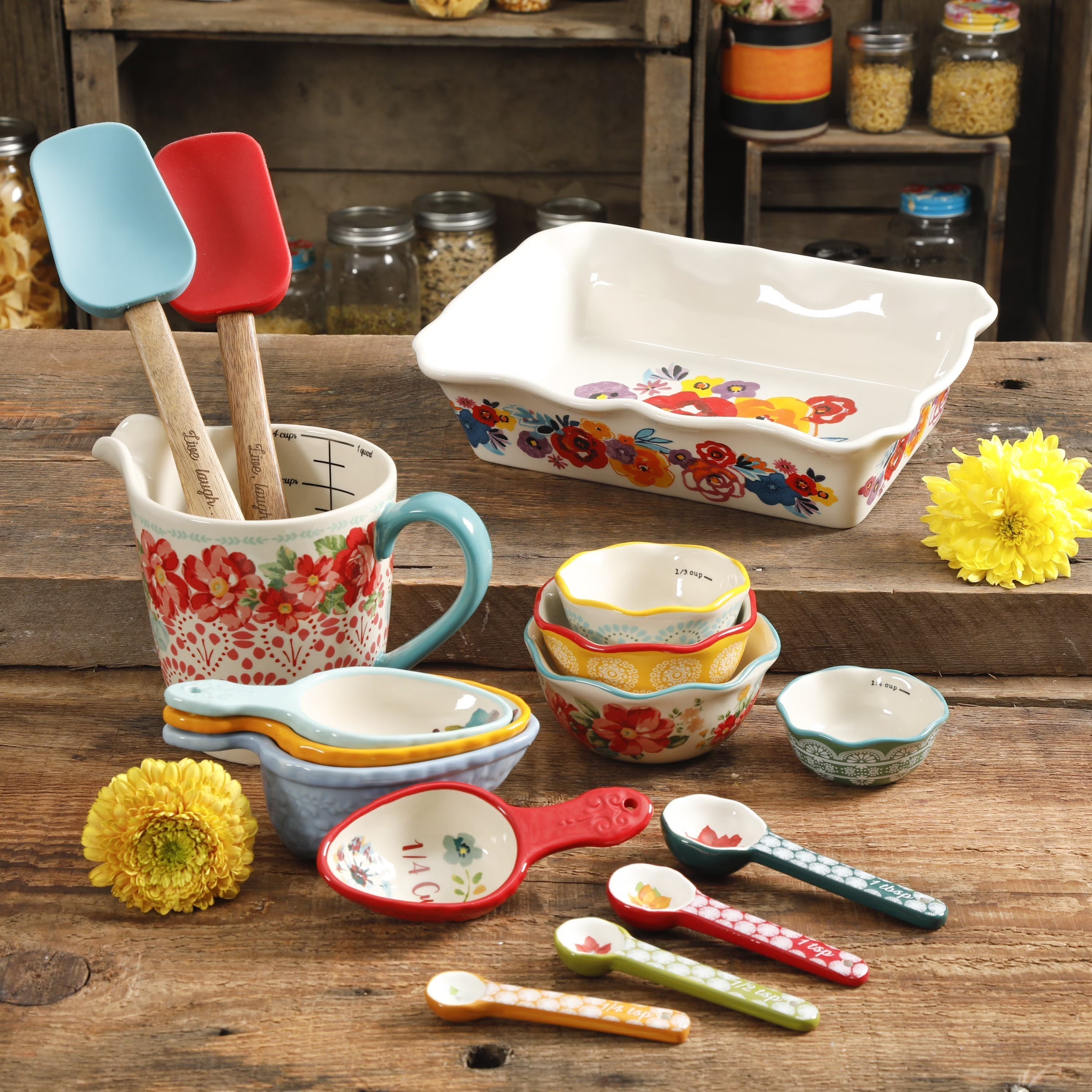 16 Pc Ceramic Baking Set B2593