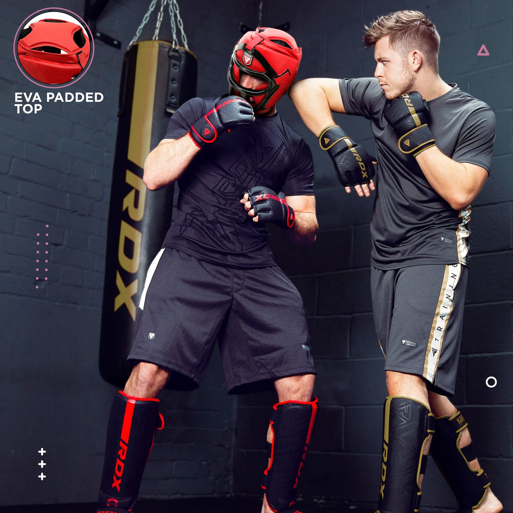 Headgear with Removable Face Grill for Boxing, MMA Training F52474