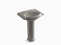 Cashmere Pedestal Bathroom Sink with Single Faucet Hole M6298