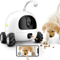 White Smart Pet Camera with Treat Dispenser G262982