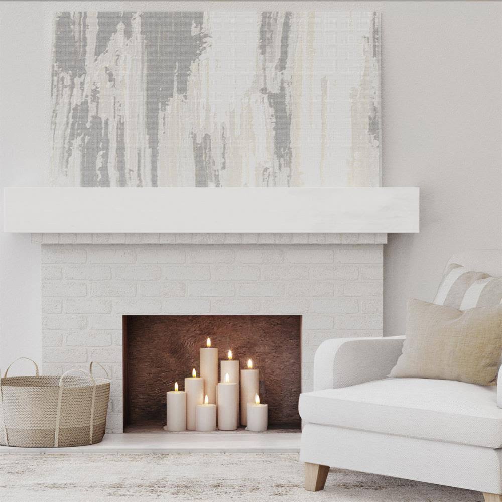 Smooth Faux Wood Fireplace Mantel R7008
