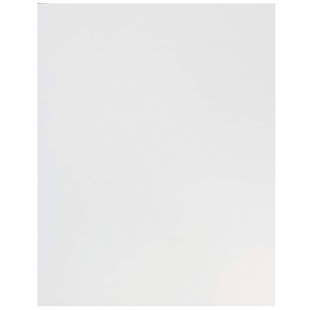 White Glossy Two Pocket Presentation Folder - 100/Pack D502