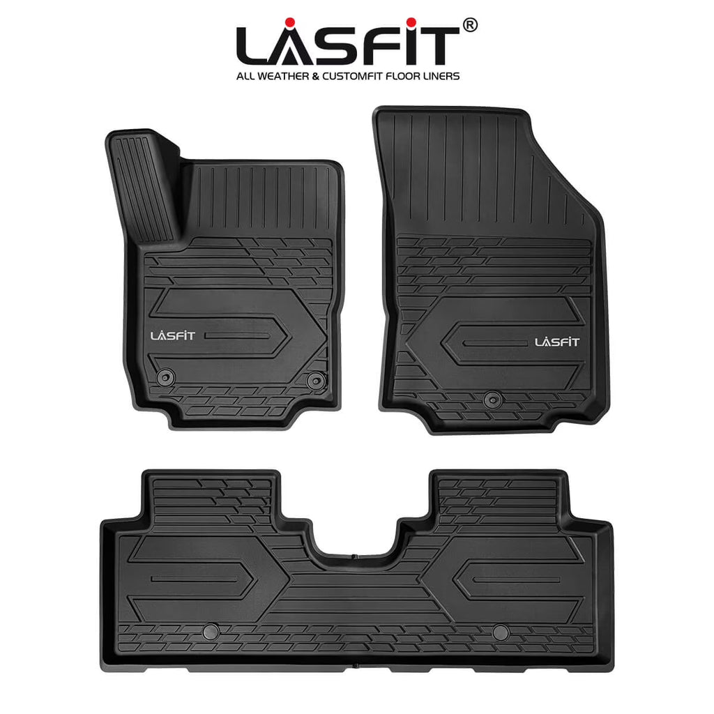 Black TPE All Weather Car Mats for Chevrolet Equinox D3680