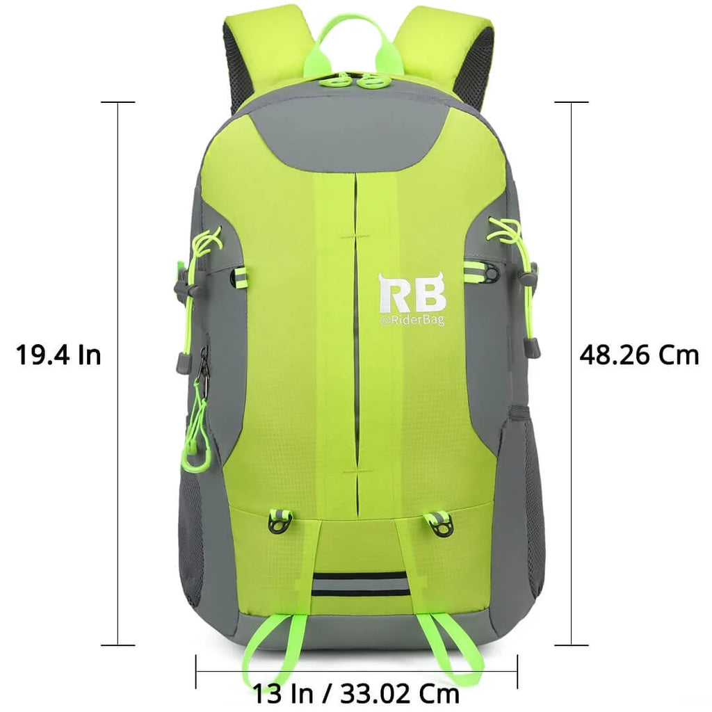 Hi Vis Green Reflective Bike Backpack M8090