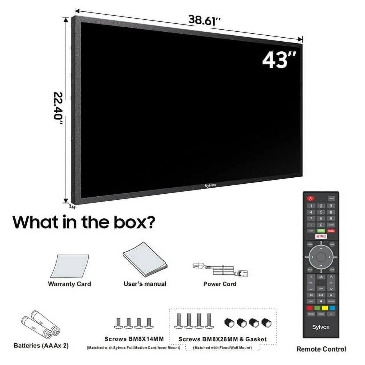 55 inch Outdoor 4K UHD TV, IP66 Waterproof, 2000nits G96466