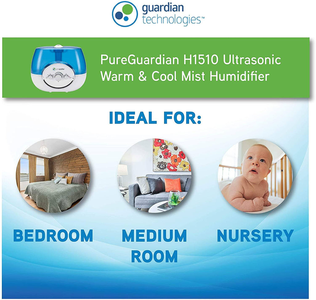 Ultrasonic Warm and Cool Mist Humidifier Q128940