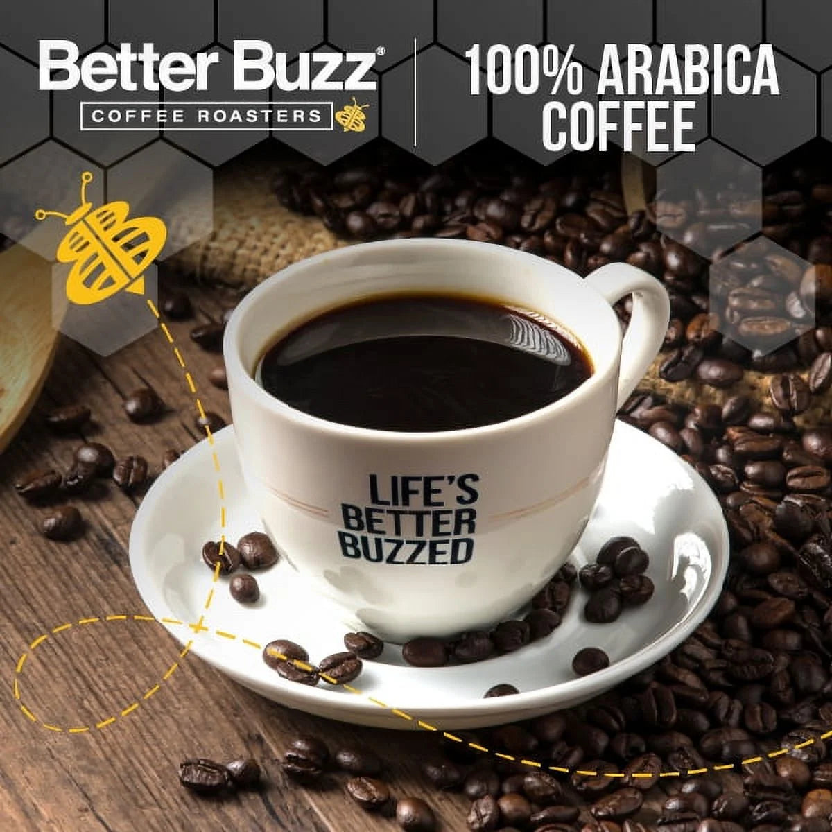 Decaf Espresso Dark Roast Whole Bean Coffee 12oz. T6210