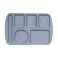 French Blue School Cafeteria Compartment Tray A68792