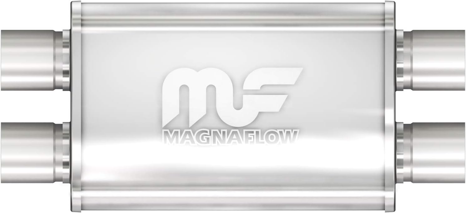 4in x 9in Oval Dual/Dual Performance Muffler Exhaust F31997