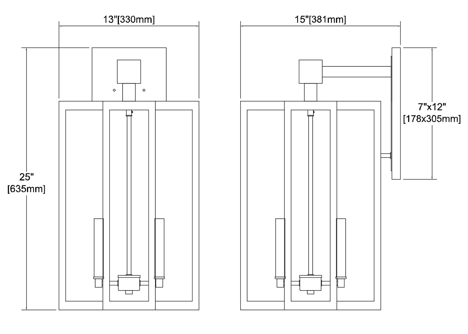 4-Light Sconce in Aged Zinc with Clear G107