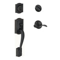 Aged Bronze Single Cylinder Handleset with Accent Lever B139