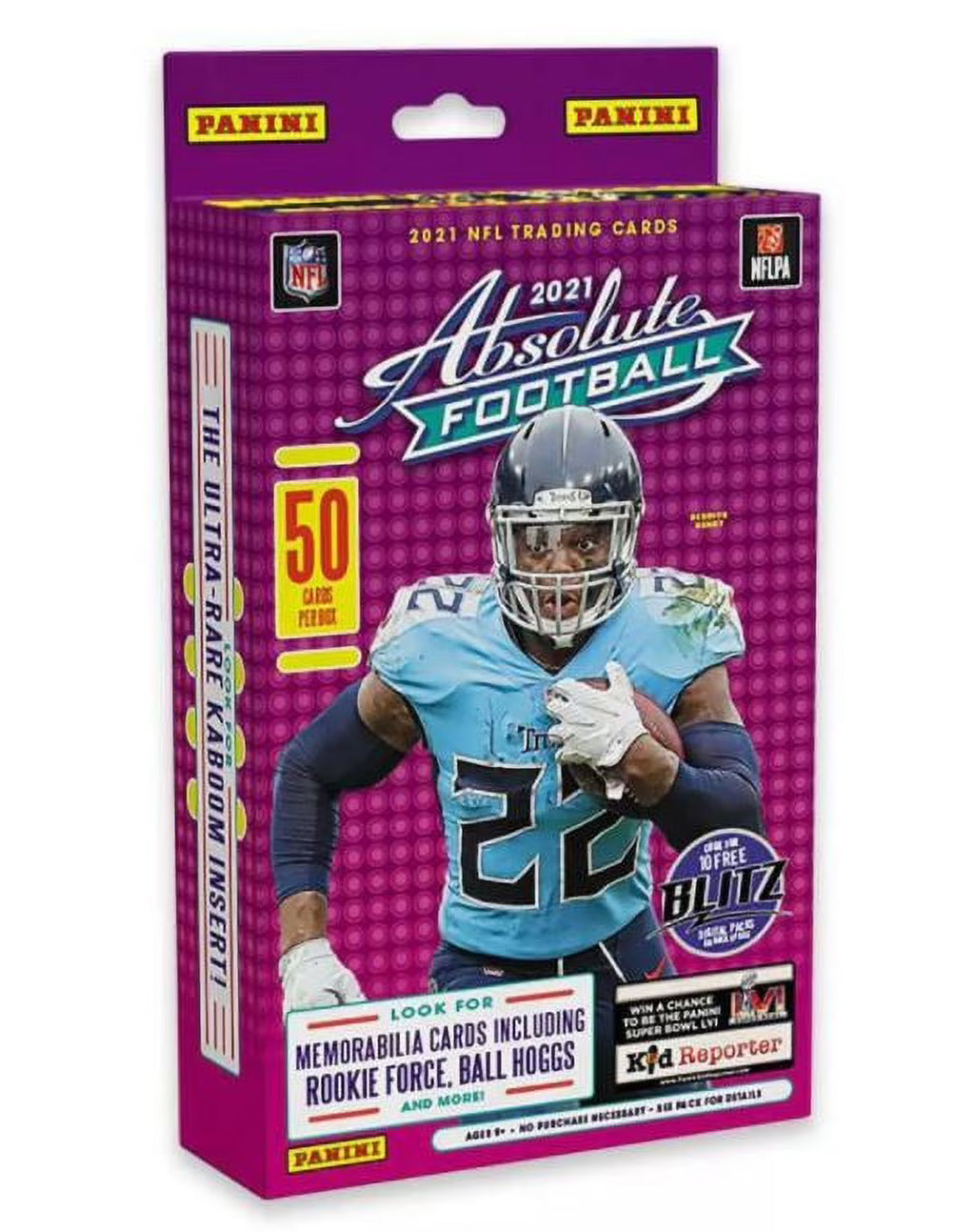 50 Cards NFL Football Trading Card Hanger Box A675