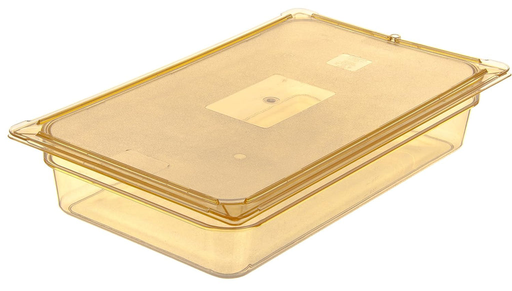 High-Heat Full-Size Food Pan, 12.7 qt, 20-3/4 x 12-3/4 x 4", Amber, Case of 6 W9797