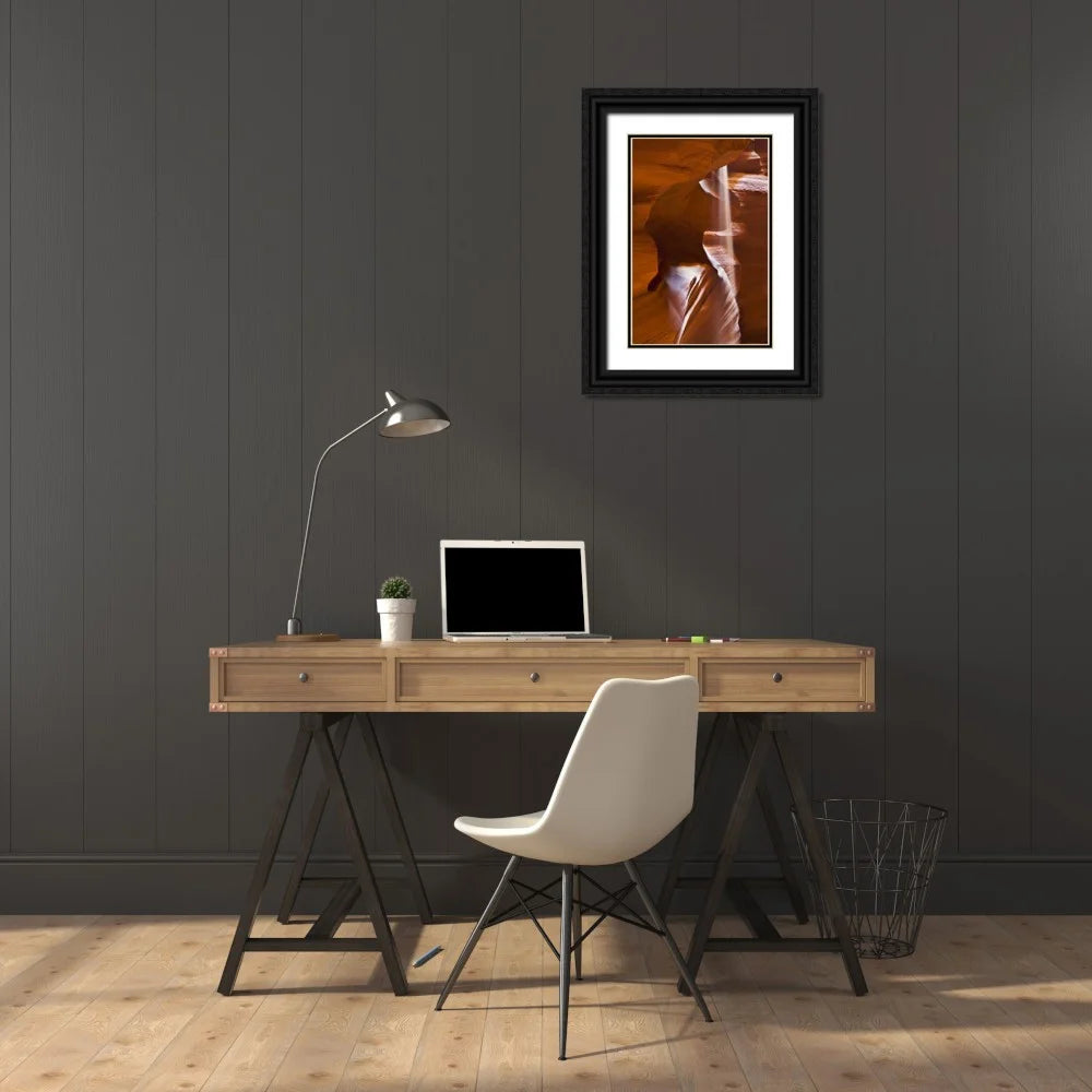 Black Ornate Wood Framed Museum Art Print F1297