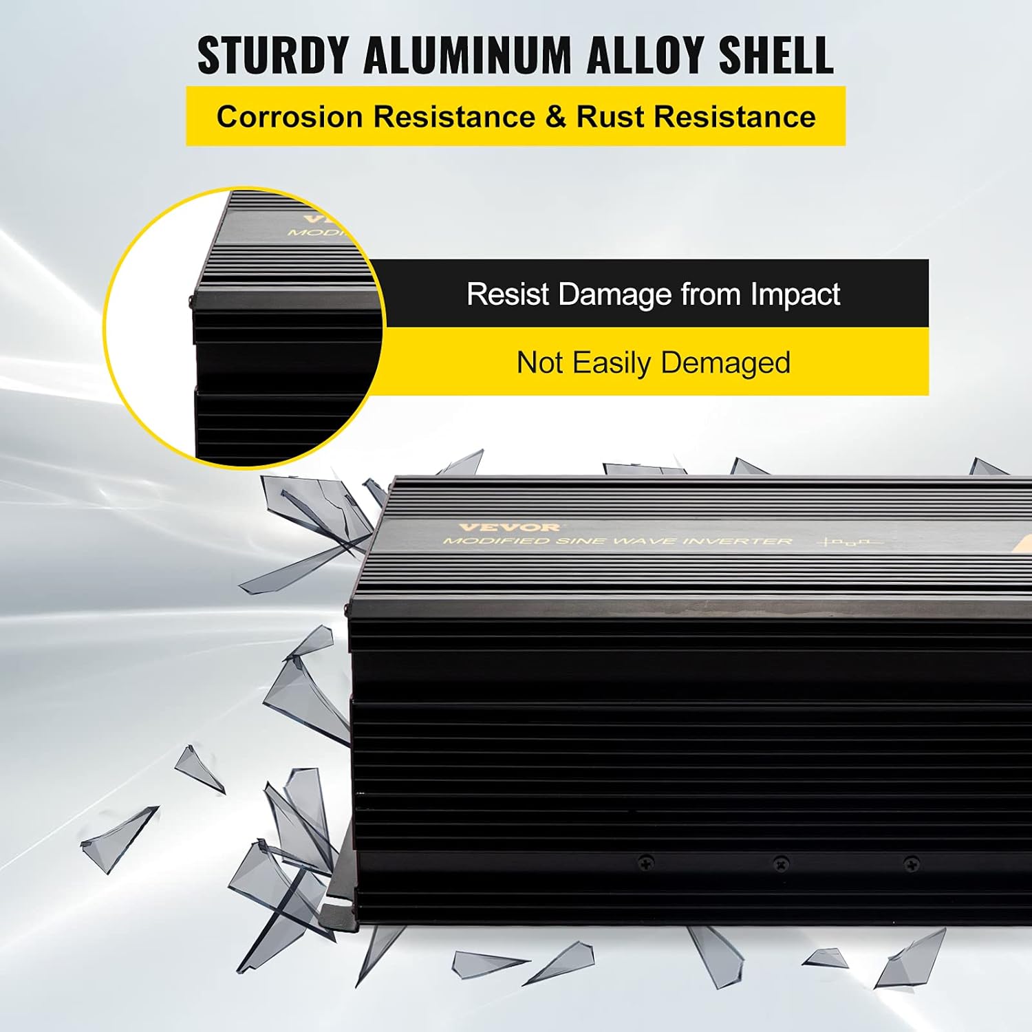 2000W Modified Sine Wave Power Inverter with LCD Display Q125
