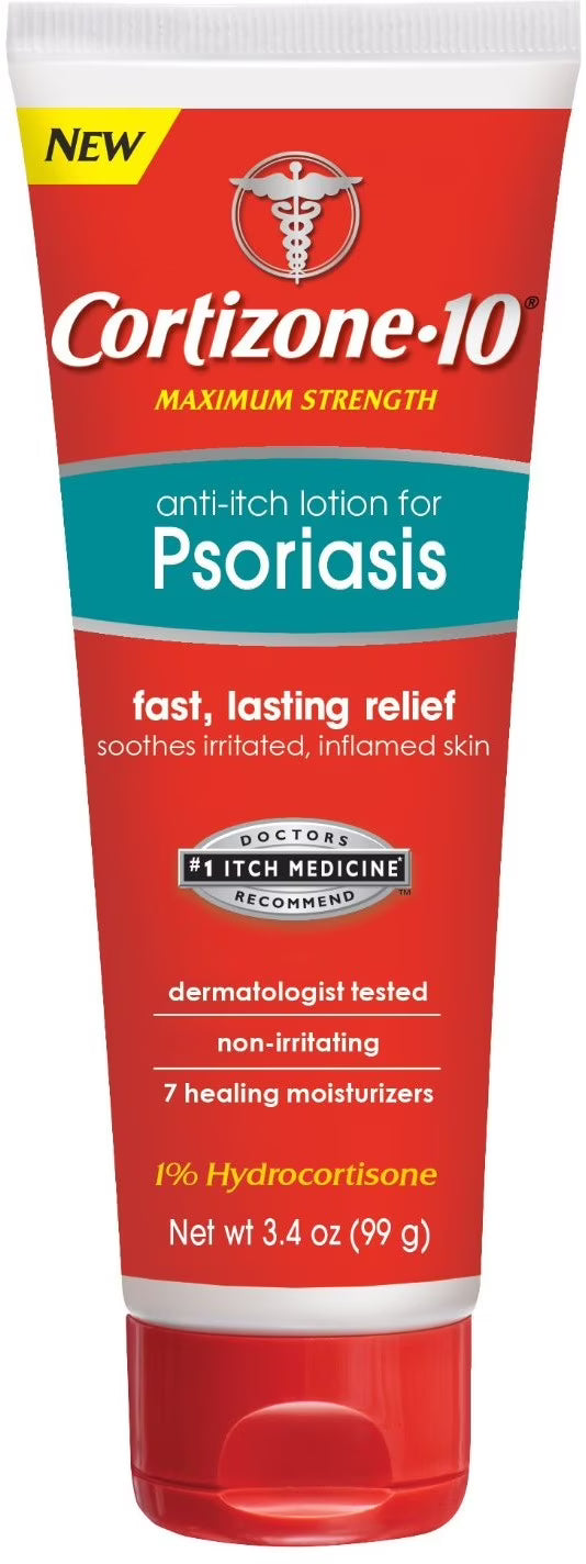 Anti-Itch Lotion for Psoriasis 3.4 oz (Pack of 2) N433