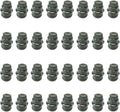 Black Plastic Wheel Lug Nut Cap Set of 32 G745