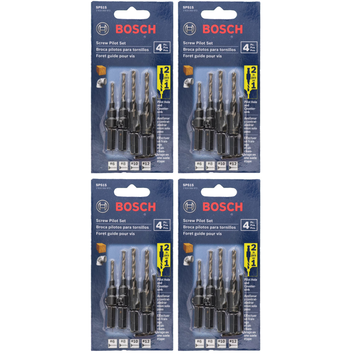 5-Piece HEX Shank Countersink Screw Pilot Set B535