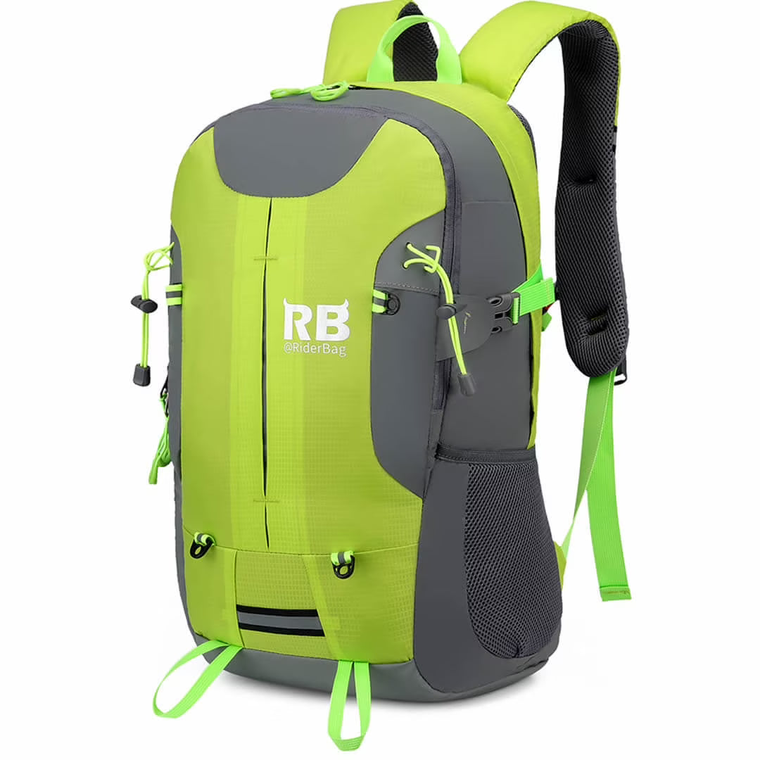 Hi Vis Green Reflective Bike Backpack M8090