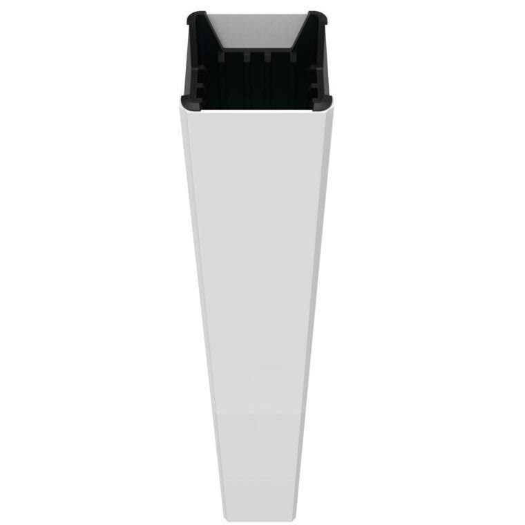 Satin White Post Box E85931
