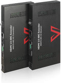 HDMI 2.0 ARC Extender, 4K@60Hz 4:4:4 HDR10 3D Over CAT5e/6/7 Cable, Audio Return Channel, S/PDIF Audio Extraction, HDCP2.2, CEC, PoC & Dual IR, RS232, Atmos & DTS:X N7056