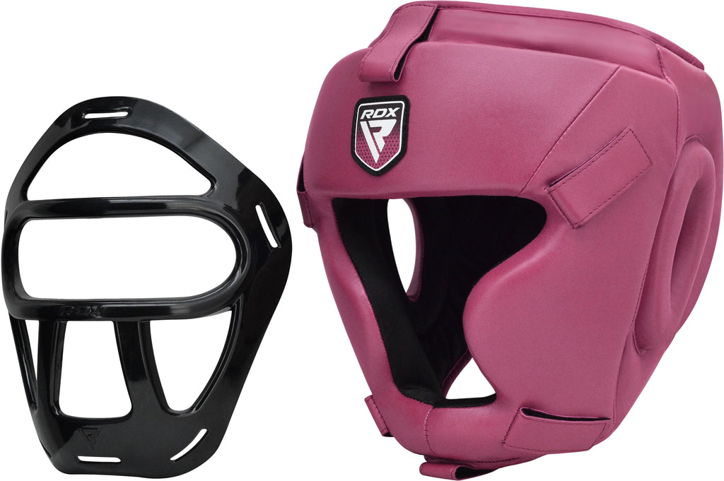 Headgear with Removable Face Grill for Boxing, MMA Training F52474