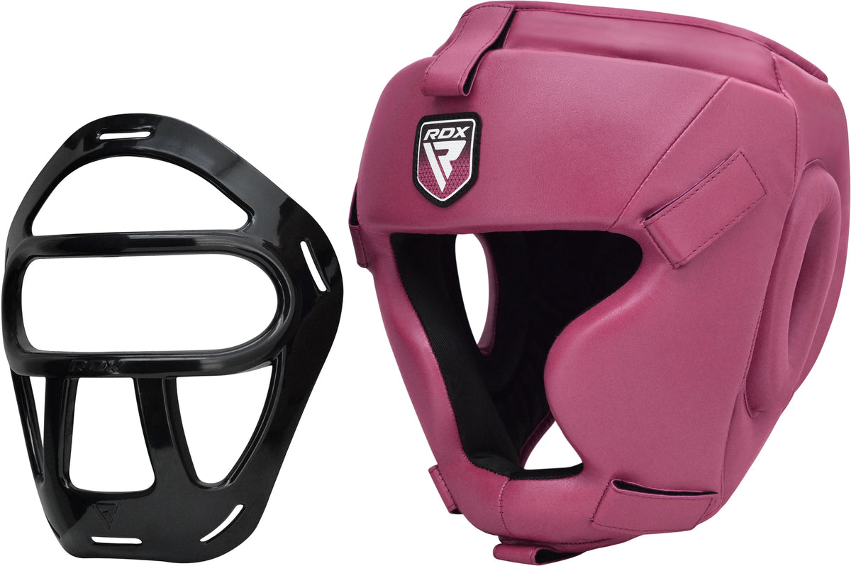 Headgear with Removable Face Grill for Boxing, MMA Training F52474