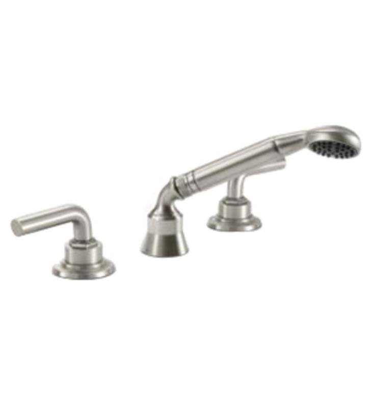 Satin Brass Handshower and Diverter Trim for Roman Tub I90313
