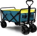 Blue Folding Wagon with Cargo Net X2577
