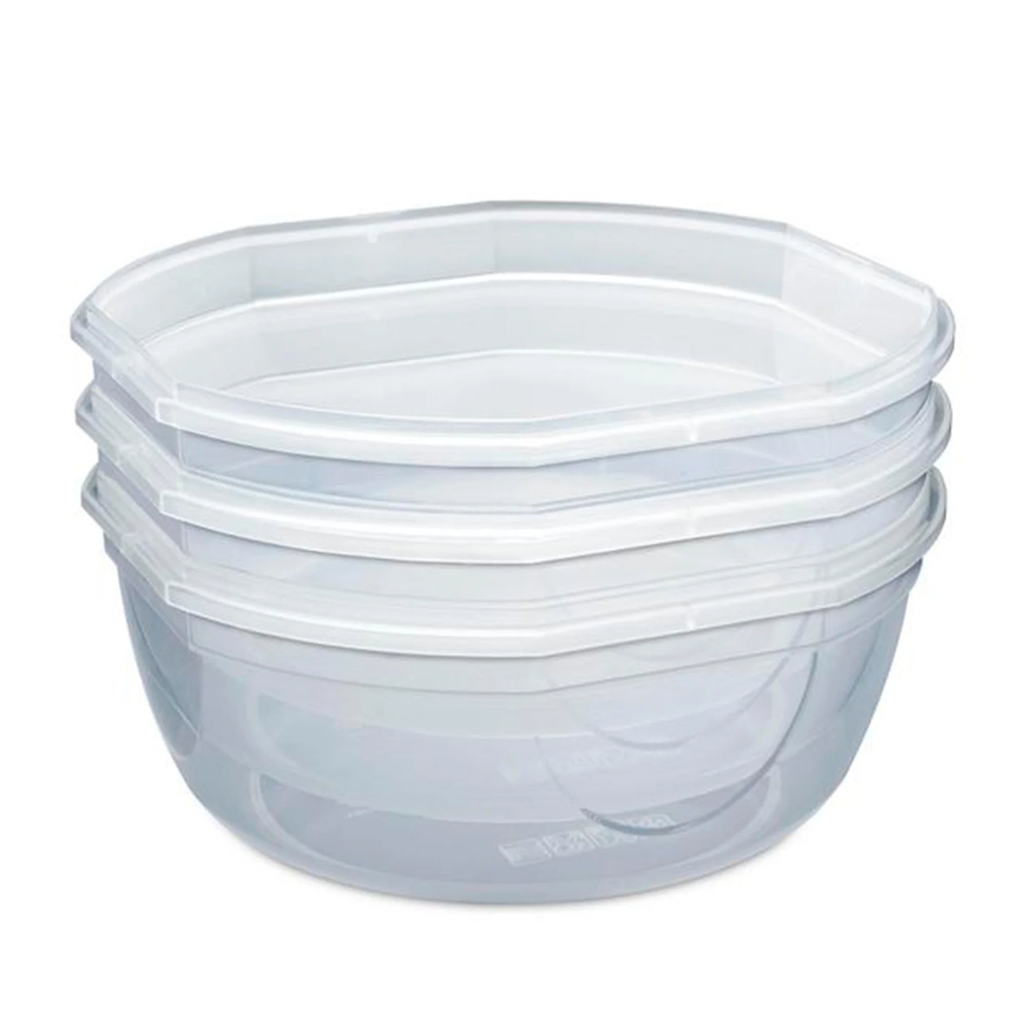 8.10 Quart Plastic Food Storage Bowl Container, 2 Pack C978521