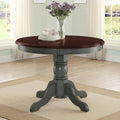 Blue & Mocha Finish Dining Table X339730