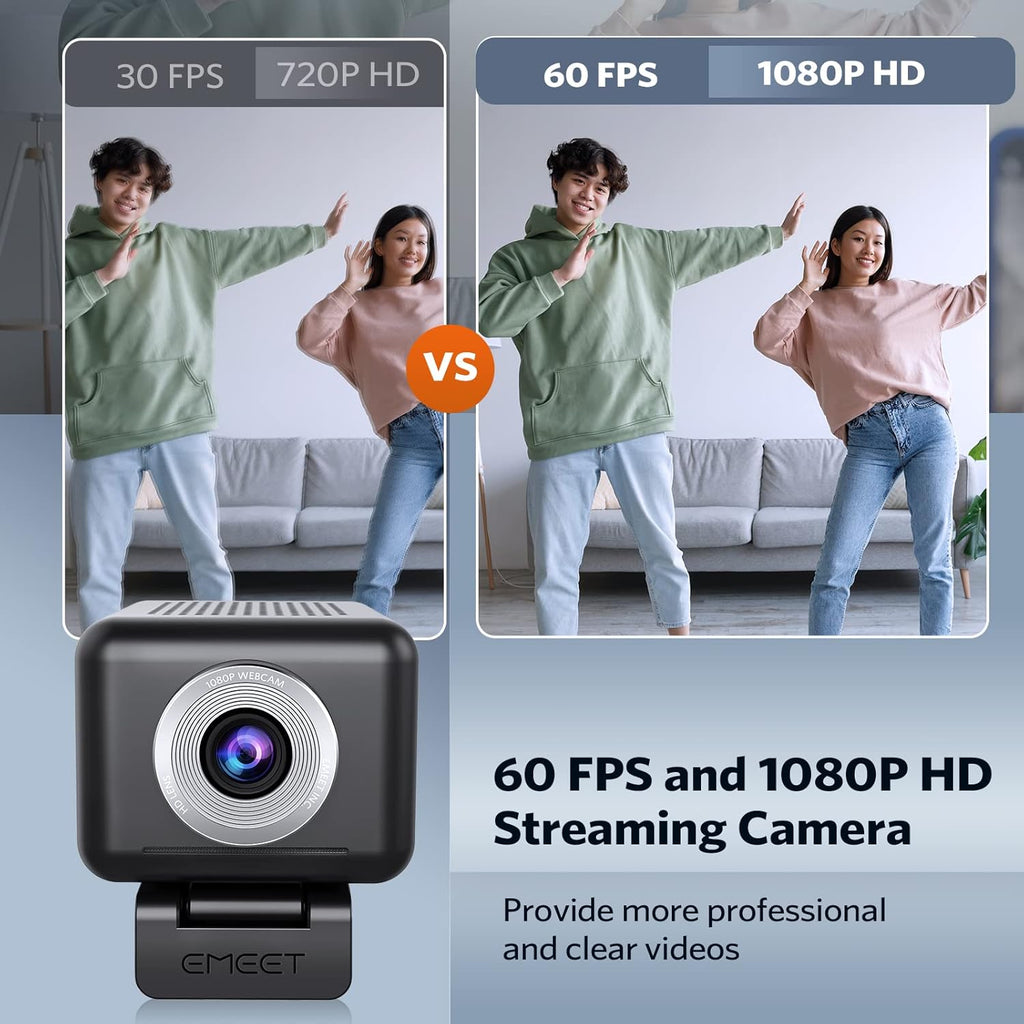 1080P 60FPS Webcam with Microphone and Speaker O702180