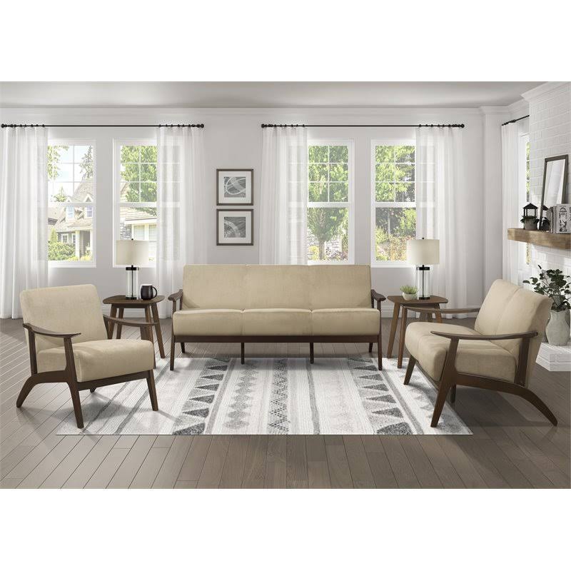 Light Brown Loveseat O5617