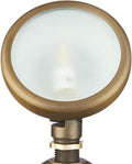 Cast Brass 12V Round Wall Wash (Bronze) Q459