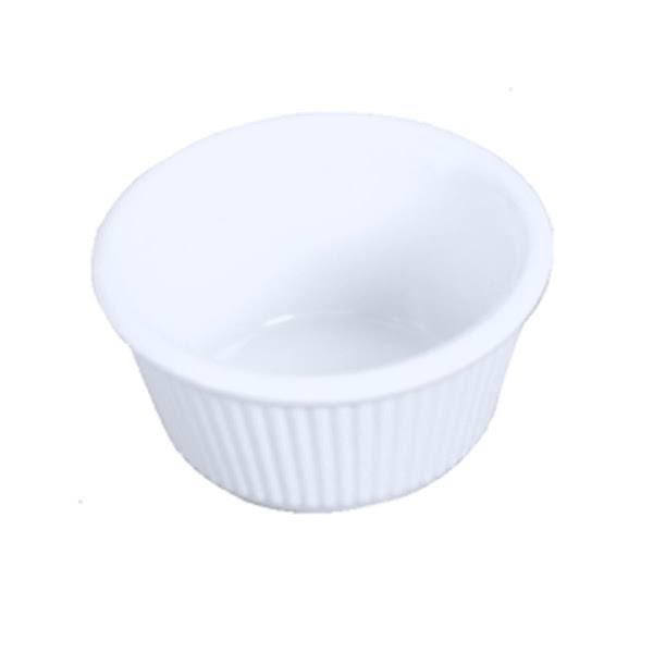 3.5 oz Fluted Melamine Ramekin F28197
