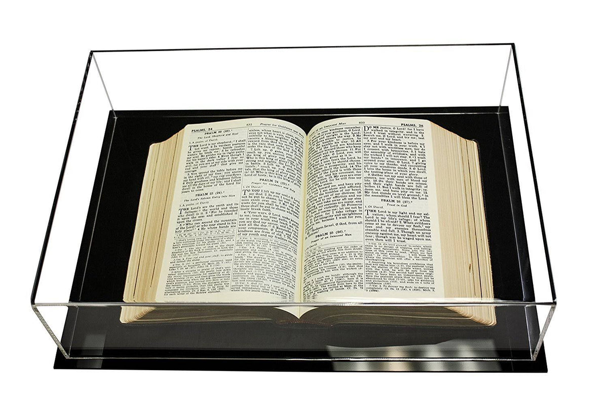 Clear Acrylic Book Display Case H97377